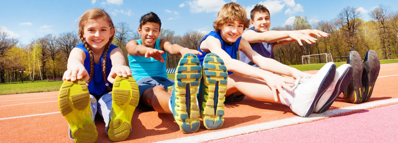 Children exercising