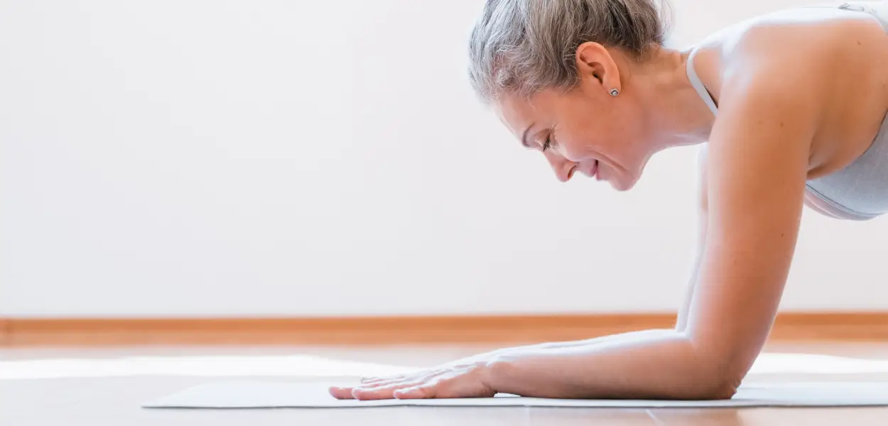 woman doing Pilates